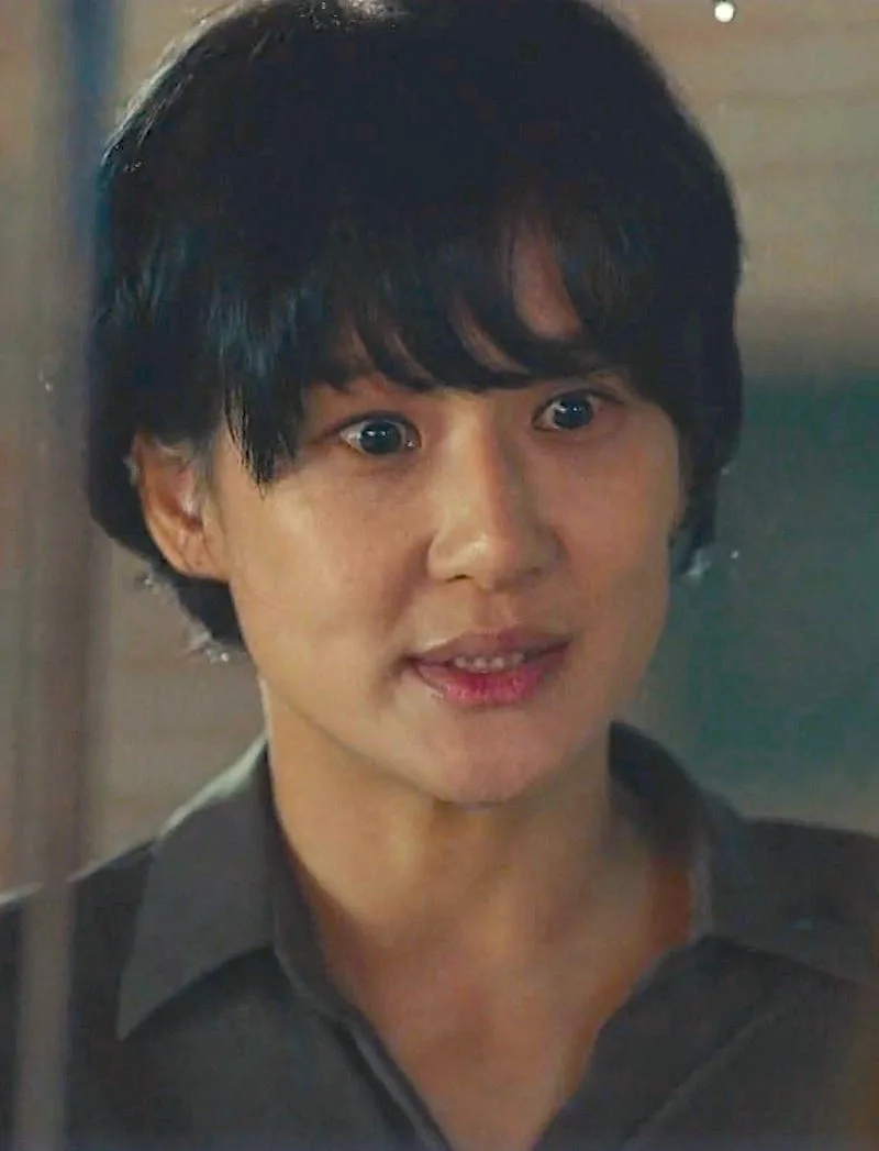 Portrait of South Korean actress Lee Min-Ah