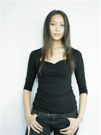Portrait of Japanese actress and model Anne Watanabe