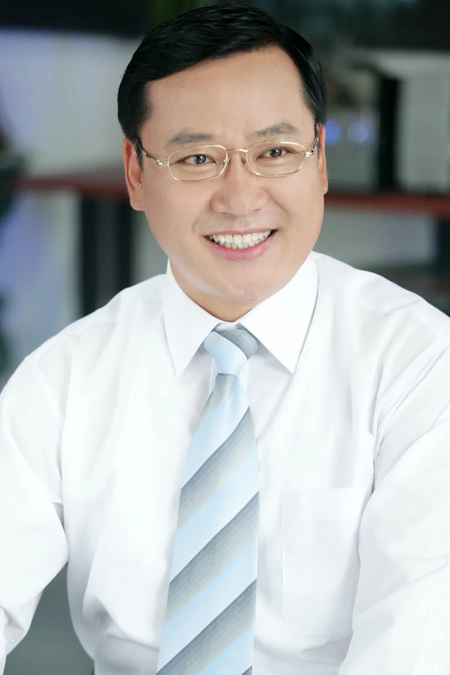 Portrait of South Korean actor Yoo Young-Bok