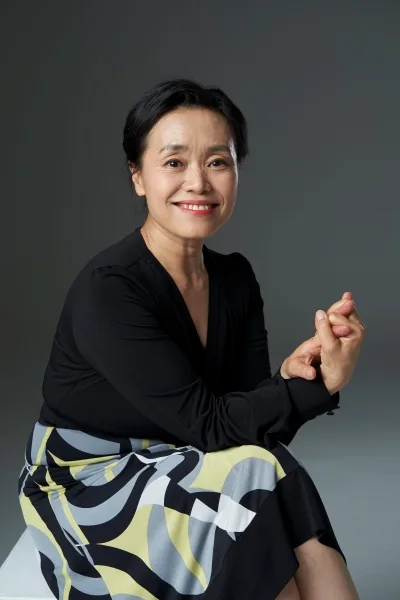 Portrait of South Korean actress Kang Ae-shim