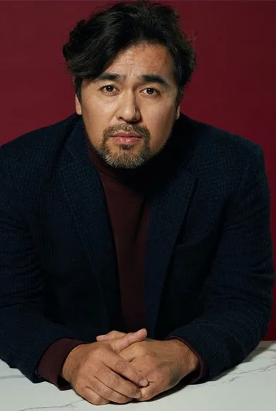 Portrait of South Korean actor Kim Won-Sik