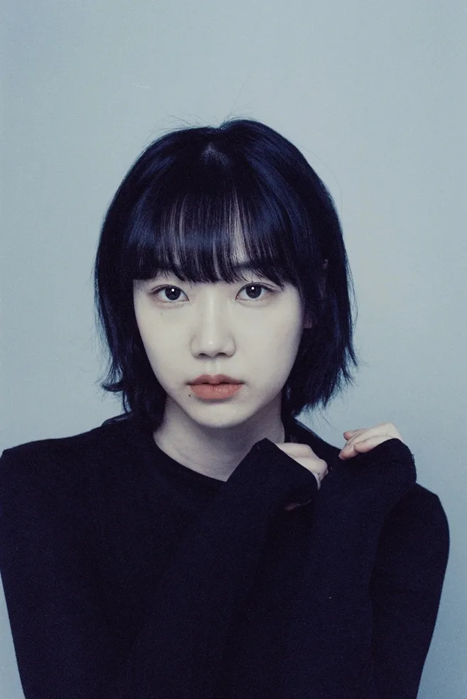 Portrait of South Korean actress Lim Yu-Bin