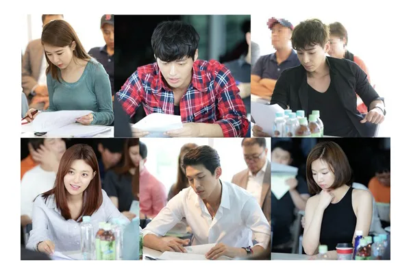 Cast at the first script reading