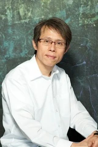 Portrait of South Korean actor Park Ki-Sun