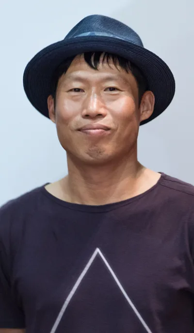 Yu Hae-jin at a screening for The Classified File