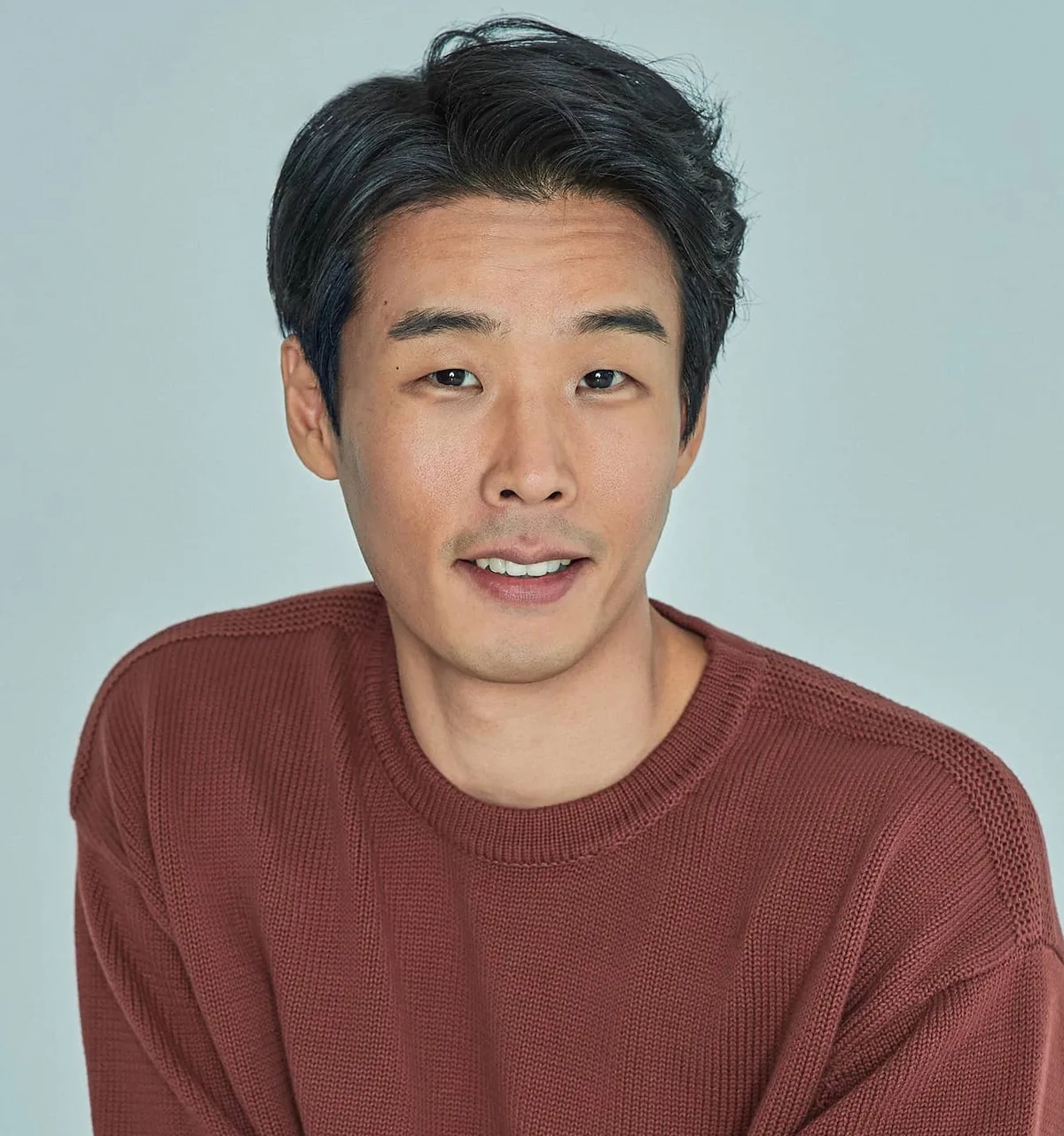 Portrait of South Korean actor Yoo Dok-Hyun
