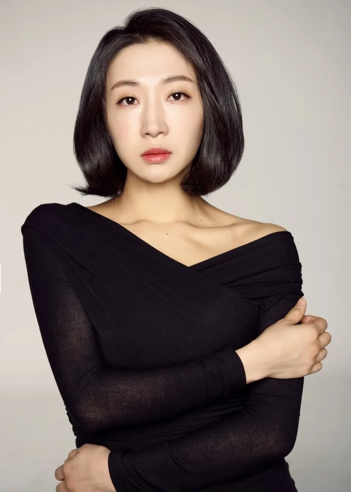 Portrait of South Korean actress Jang Hee-Jung