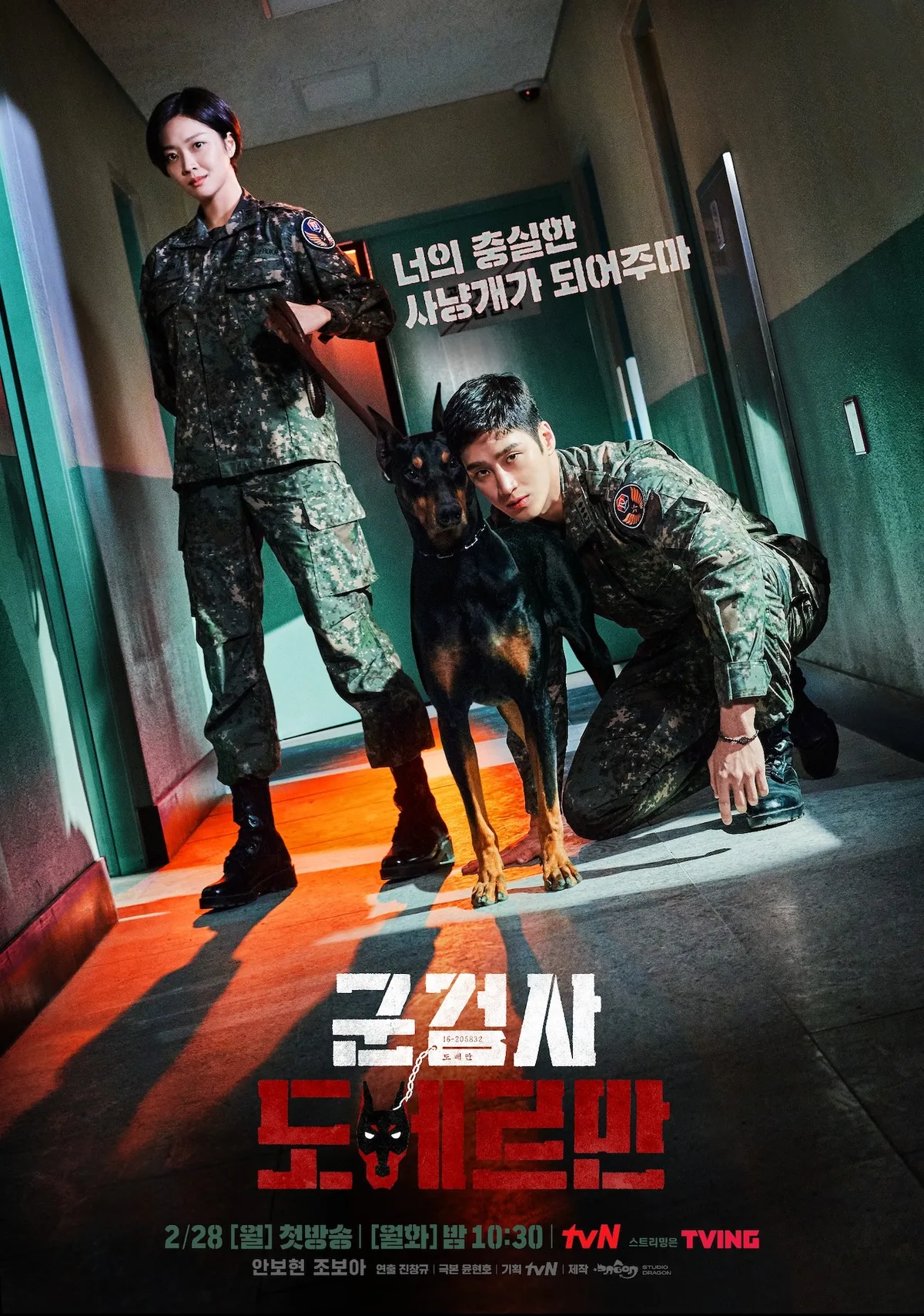 Promotional poster for Military Prosecutor Doberman