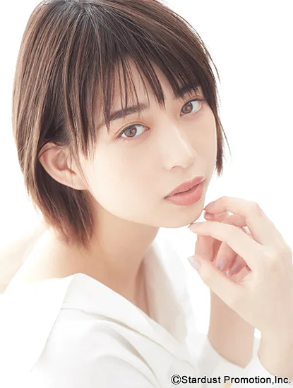 Portrait of Japanese actress Aoi Morikawa