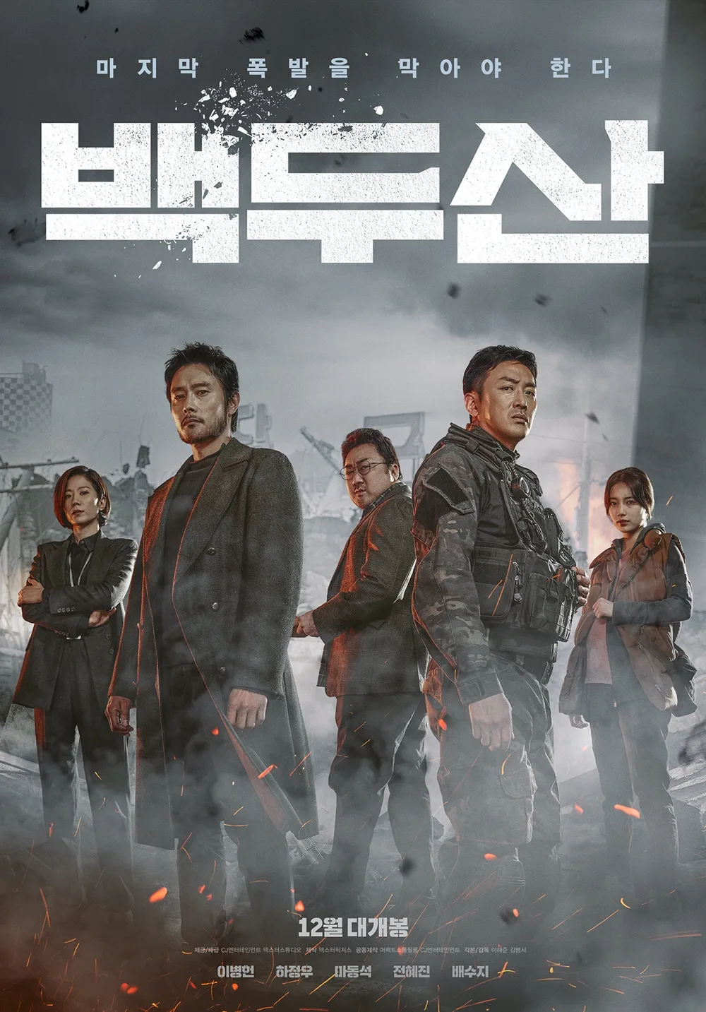Promotional poster for the film Ashfall