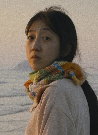 Portrait of South Korean actress Lee Eun