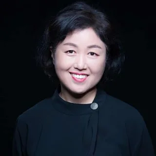 Portrait of South Korean actress Eom Ok-Ran