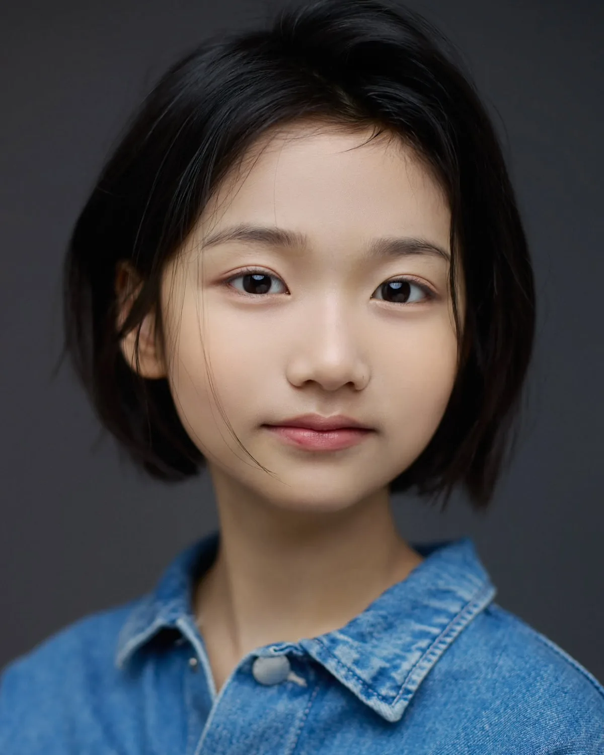 Portrait of South Korean child actress Choi Jae-Hee
