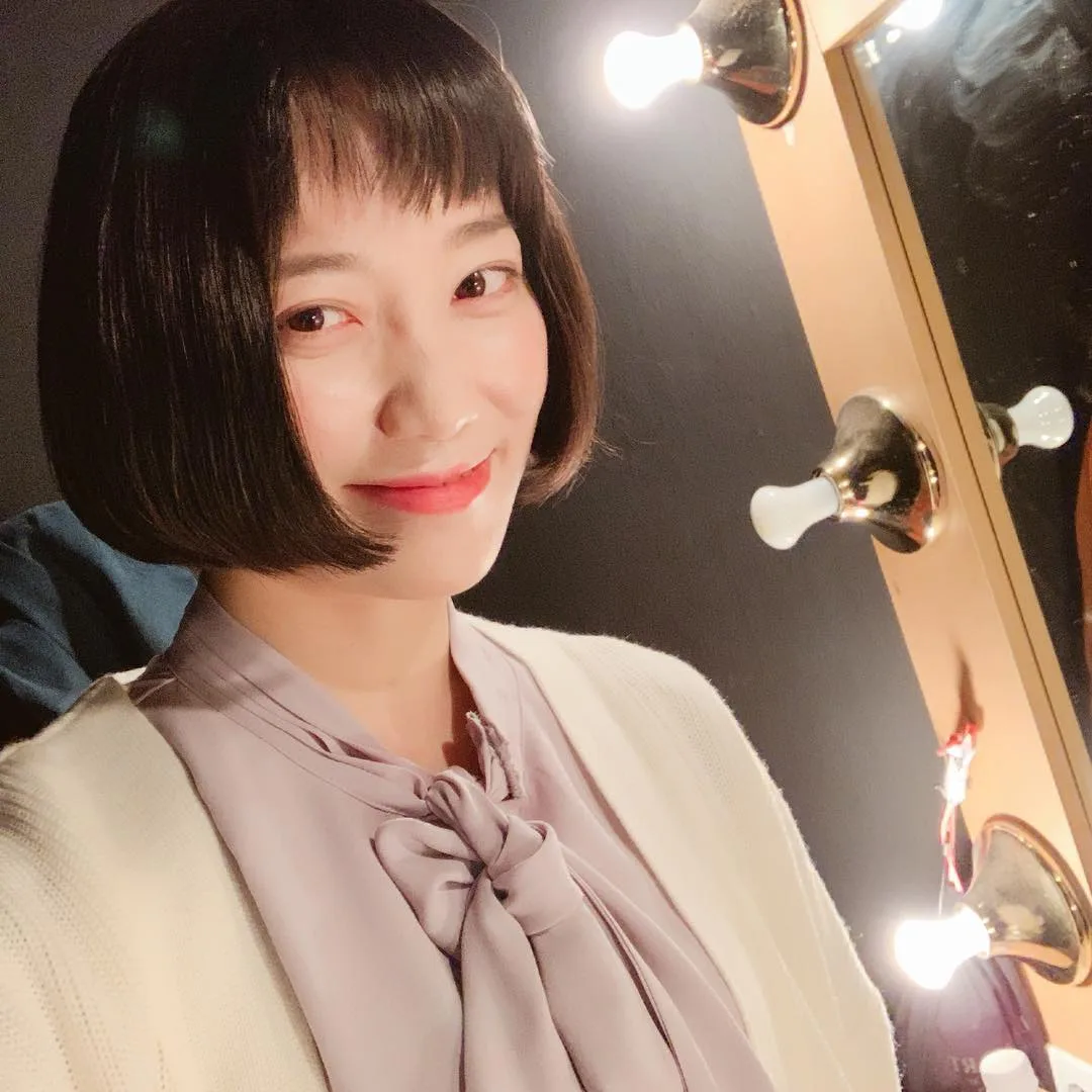 Portrait photograph of actress Woo Hyun-Seo