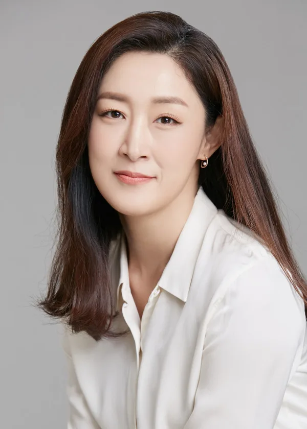 Portrait of South Korean actress Kim Sun-Hwa