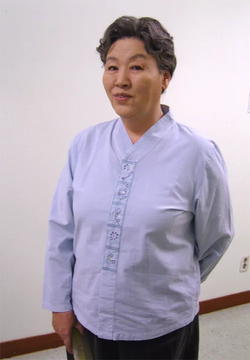 Portrait of veteran South Korean actress Ban Hyo-jung