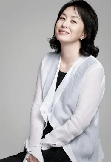 Portrait of South Korean actress Kim Mi-Sook