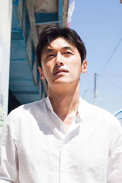 Portrait of South Korean actor Kim Dong-Hyuk
