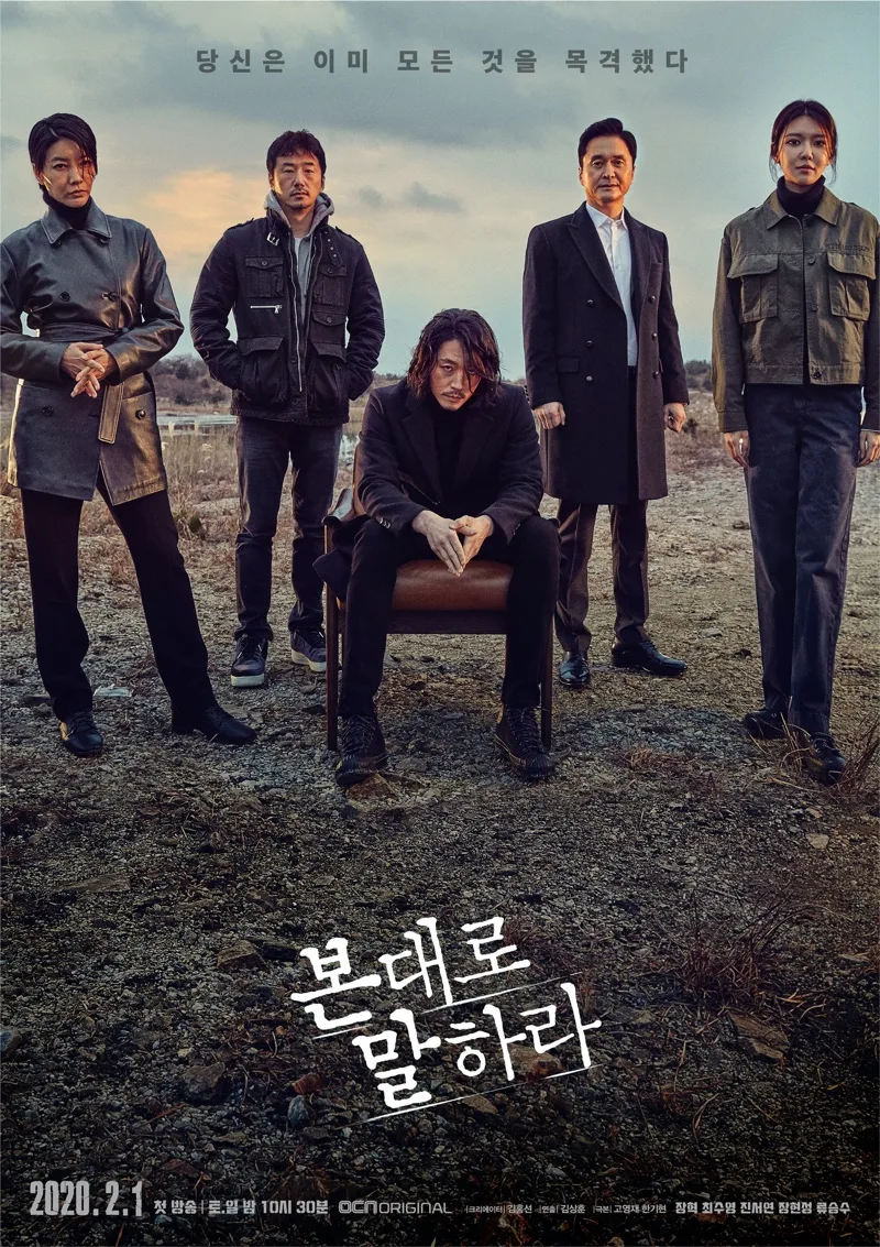 Promotional poster for Tell Me What You Saw