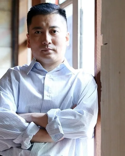 Portrait of South Korean actor Park Myoung-Hoon