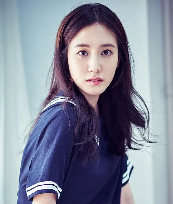 Portrait of South Korean actress Park Eun-Bin
