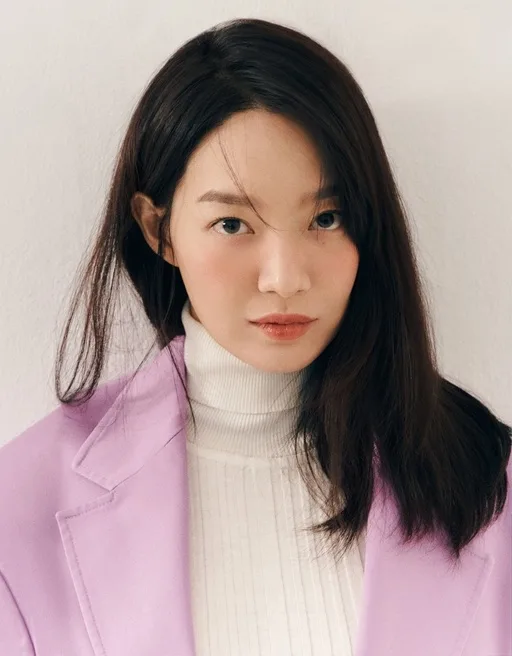 Portrait photograph of actress and model Shin Min-A