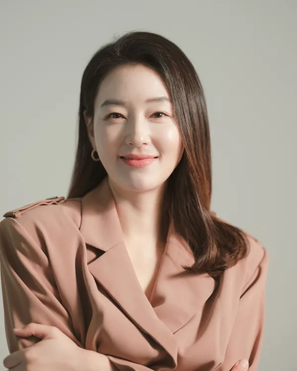 Portrait of South Korean actress Park Jin-Hee