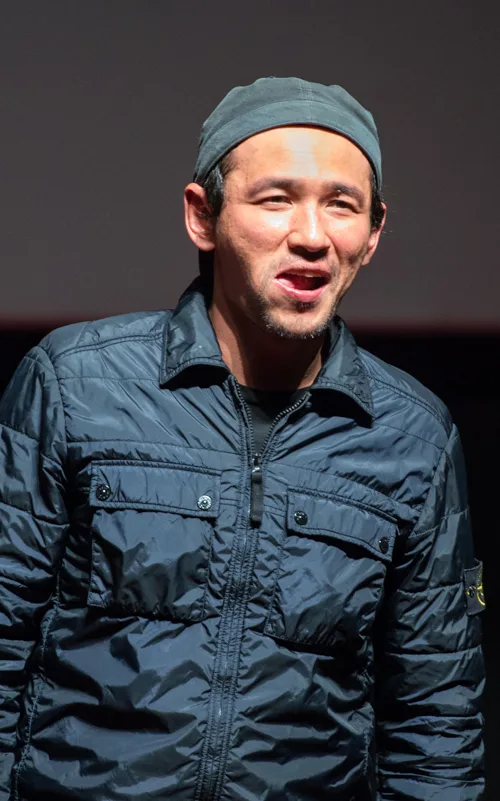 Hwang Jung-min at a screening of Ode to My Father