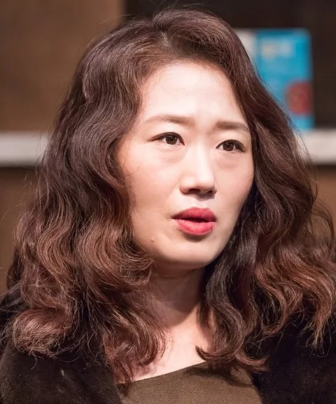 Portrait of South Korean actress Kwak Ji-Sook