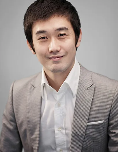 Portrait of South Korean actor Park Gun-Rak