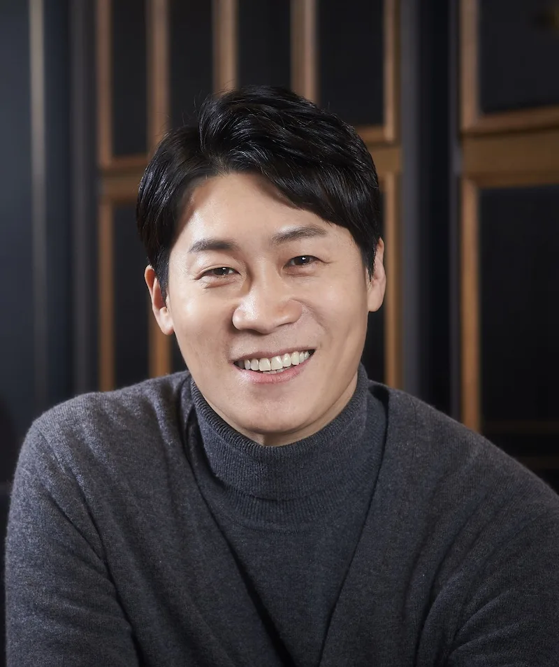 Portrait of South Korean actor Jin Sun-Kyu