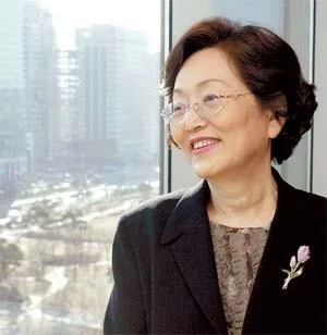 Portrait of veteran South Korean actress Kim Young-Ok