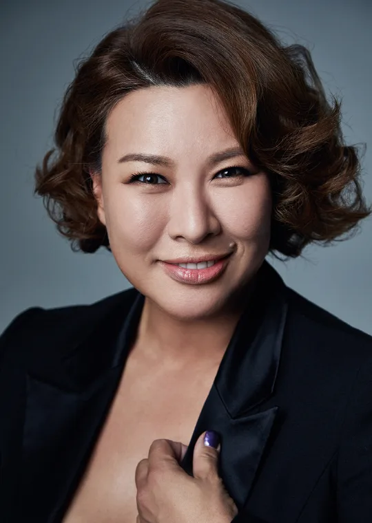 Portrait of South Korean actress Jung Young-Joo