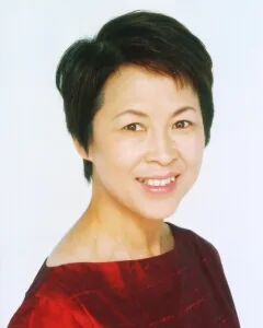 Portrait of Japanese actress Mitsuko Oka