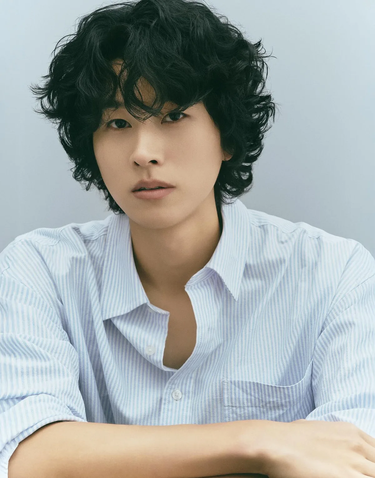 Portrait of South Korean actor Min Sung