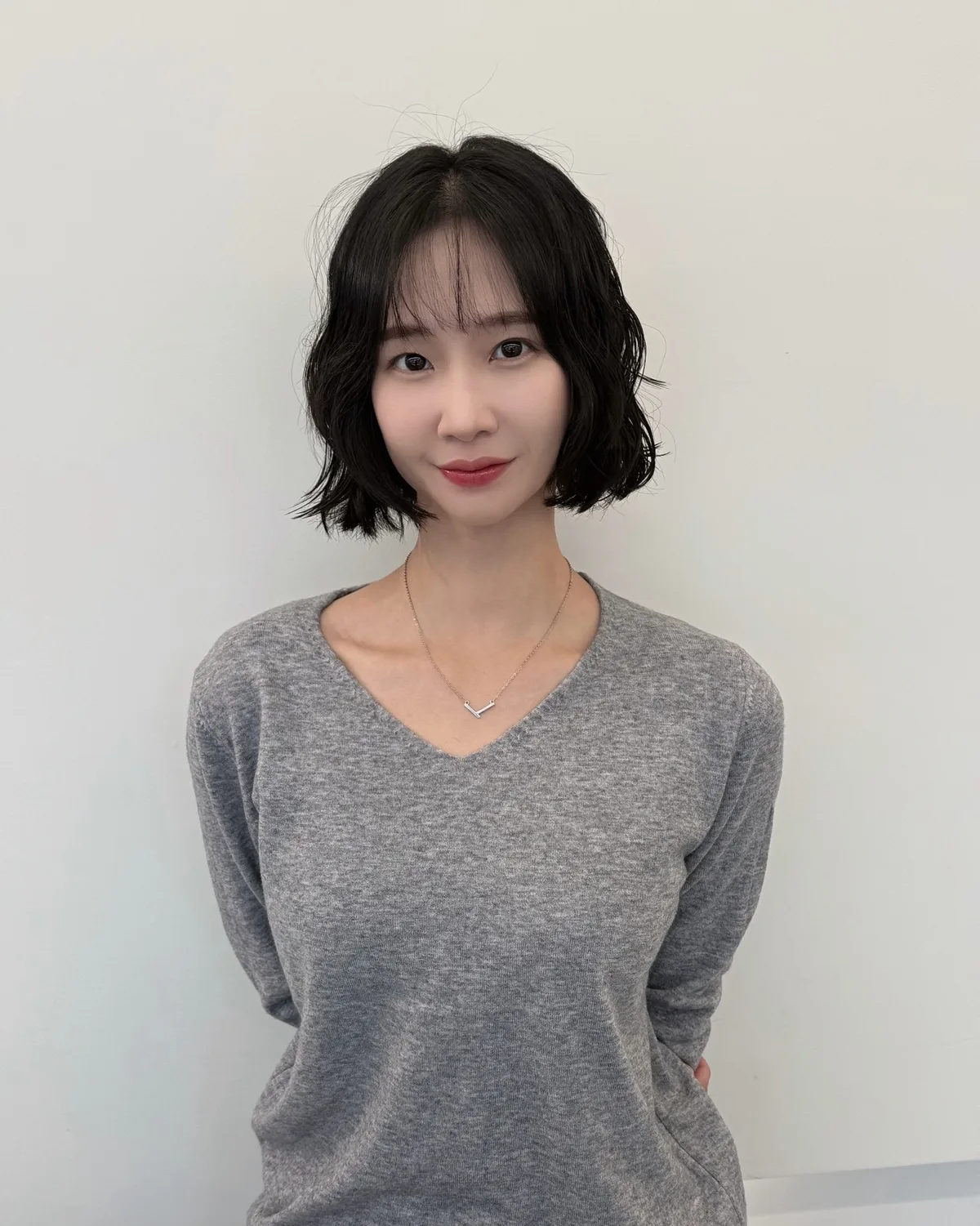 Portrait of South Korean actress Jung Da-Som