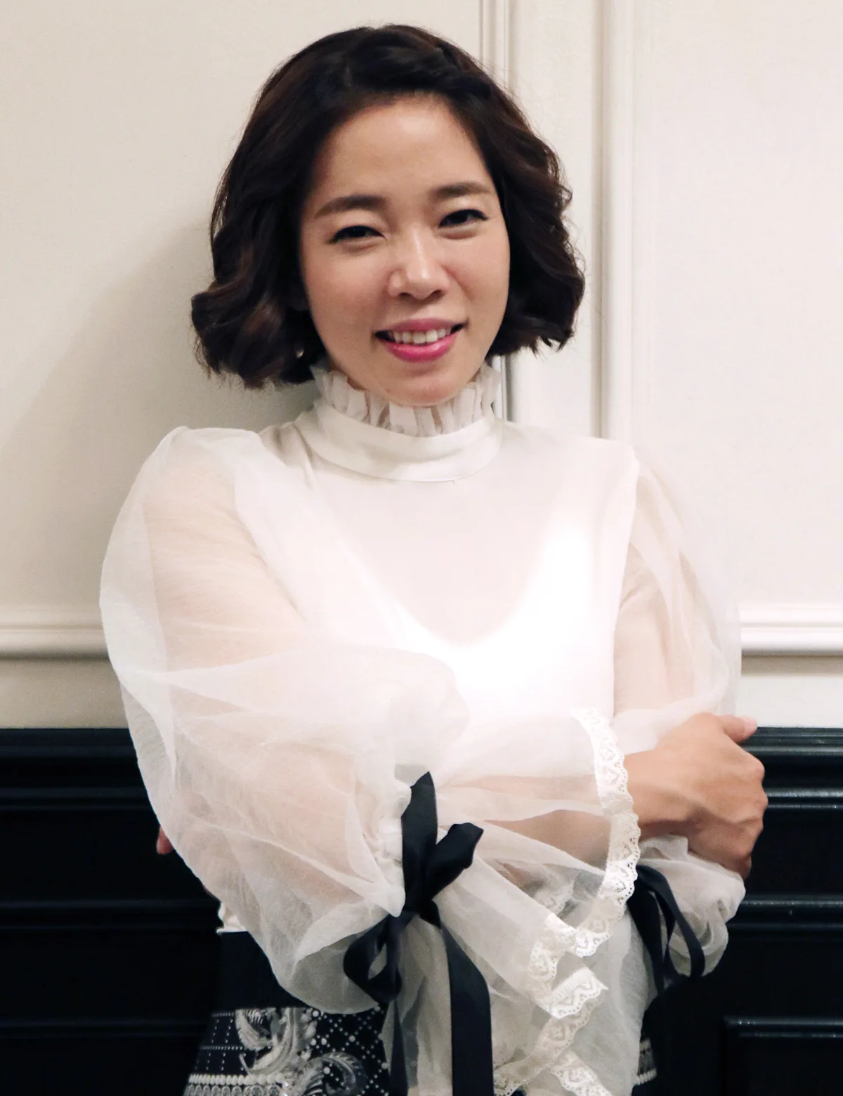 Portrait of South Korean actress Jung Yi-Rang