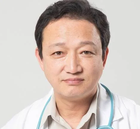 Portrait of South Korean actor Park Yong