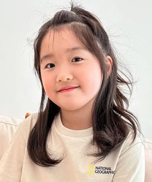 Portrait of South Korean child actress Ahn Se-bin
