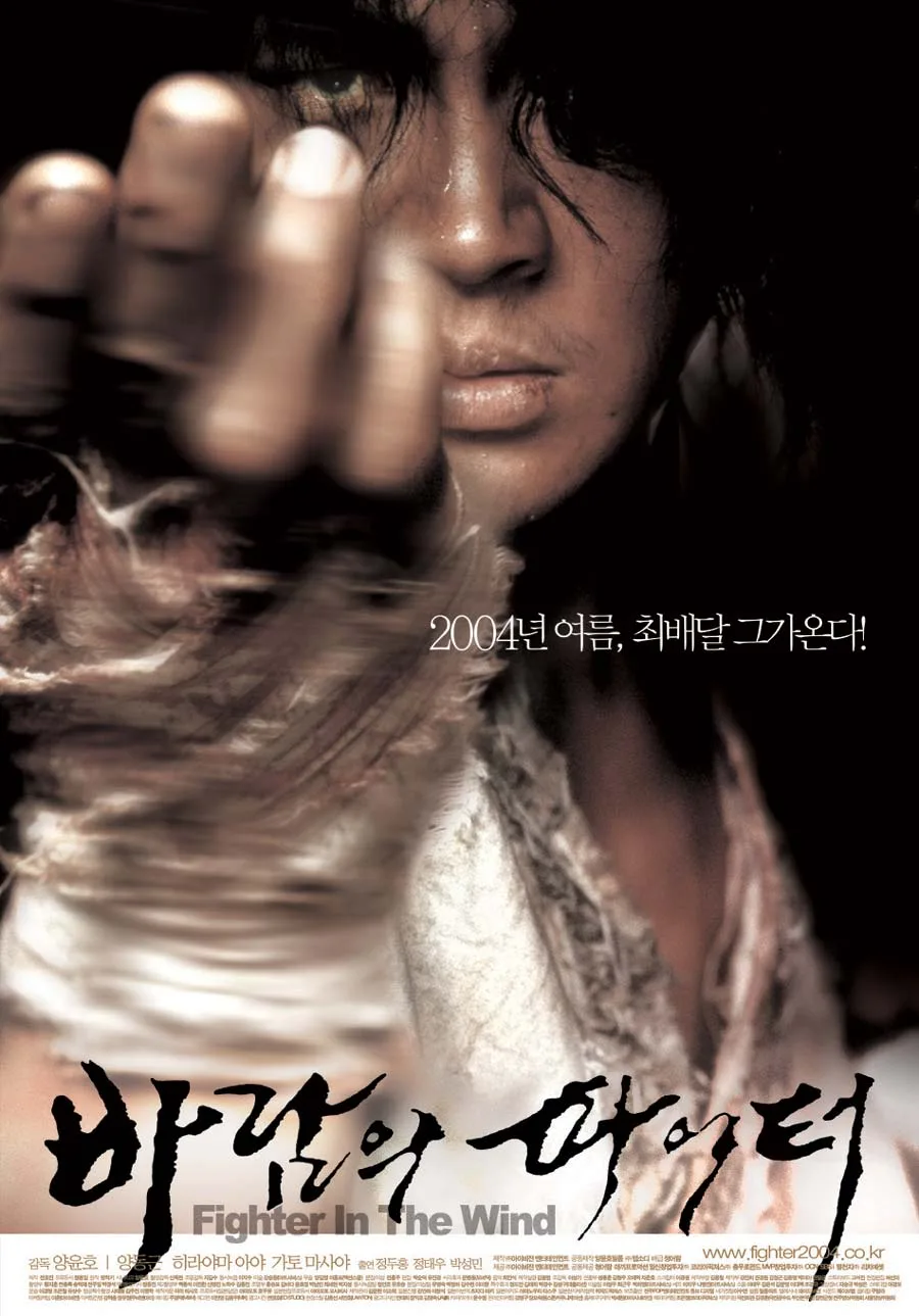 Promotional poster for the film Fighter in the Wind