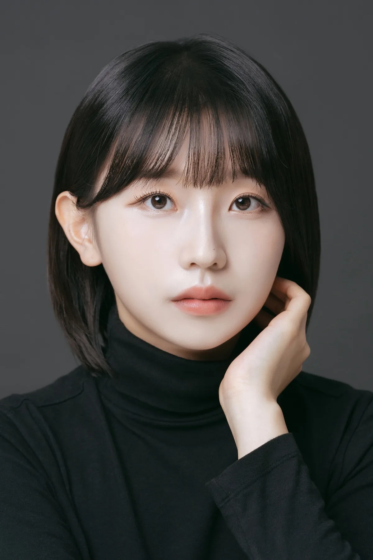 Portrait of South Korean actress Hwang Ha-Jeong