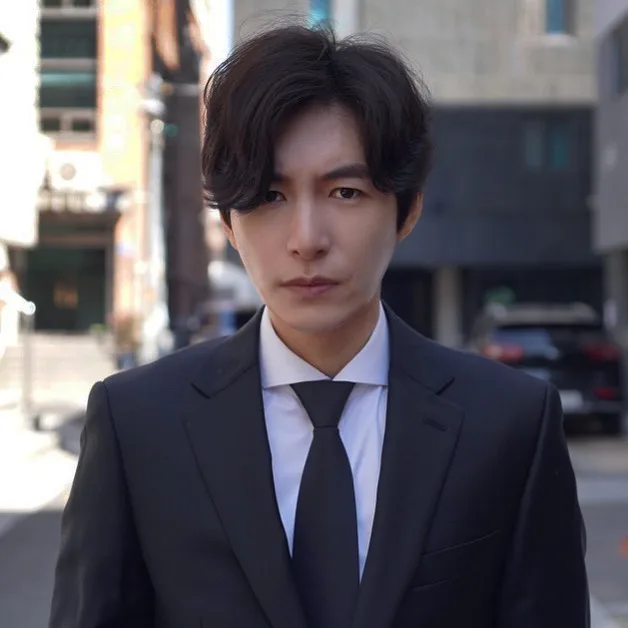 Portrait photograph of actor Oh Seung-Chan
