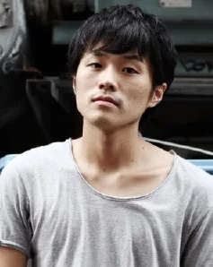 Portrait photograph of Japanese actor Gaku Hosokawa