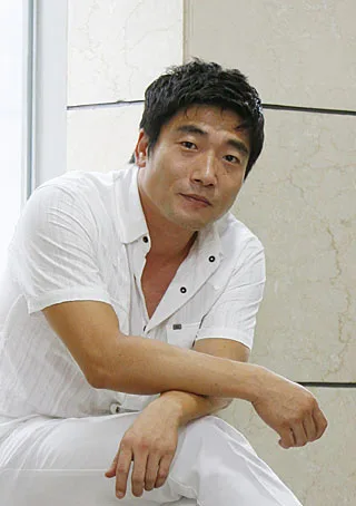 Portrait of South Korean actor Park Won-Sang