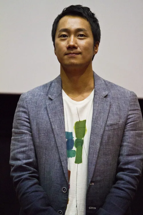 Park Hae-il at a screening for Eungyo