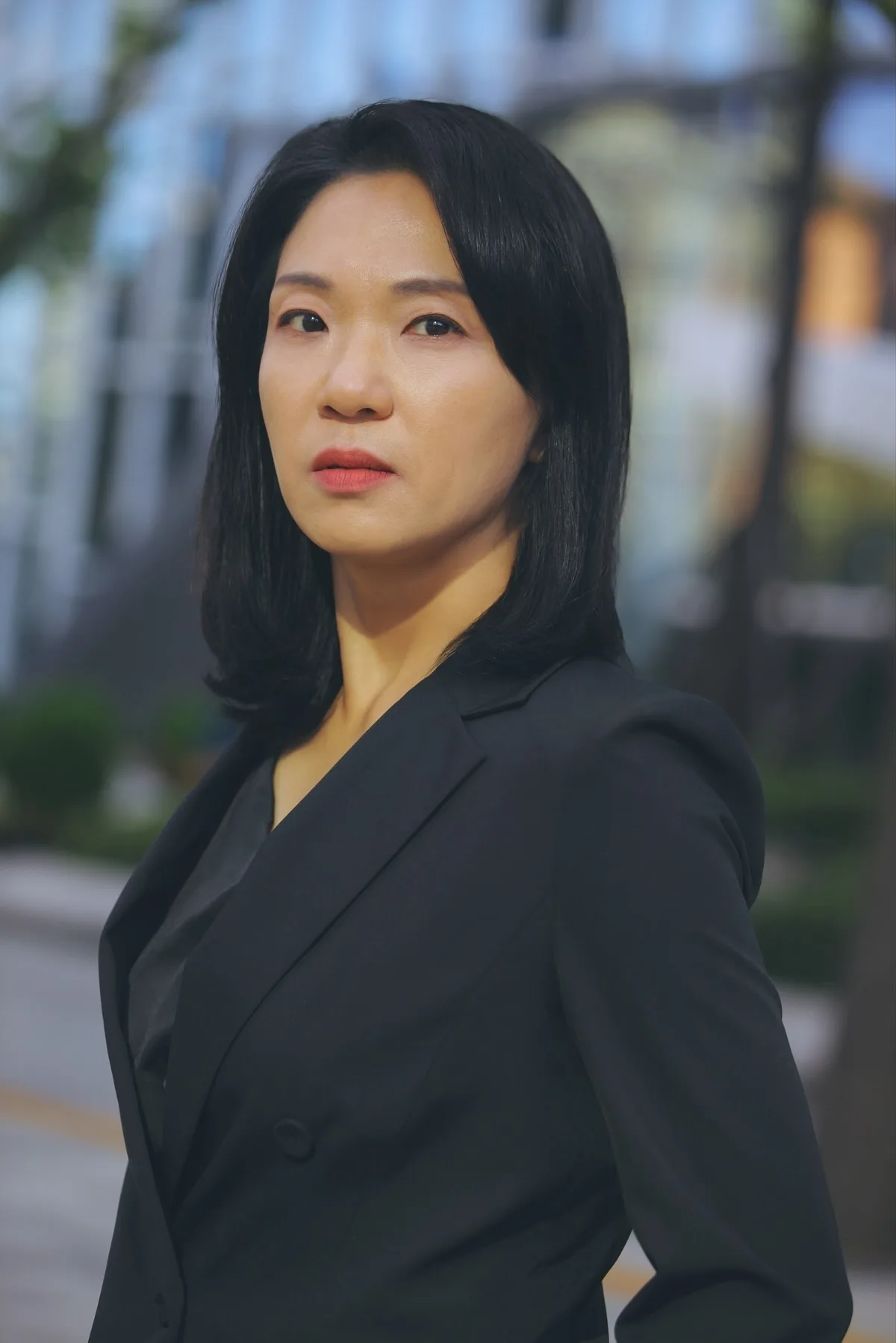 Porttait of South Korean actress Jang Eun-Young