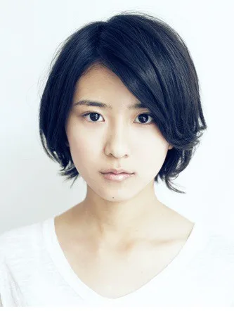 Portrait of Japanese actress Yuina Kuroshima