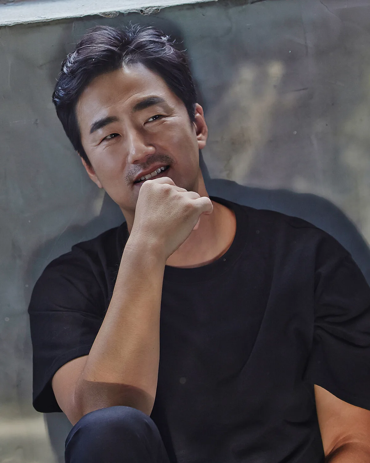 Portrait of South Korean actor Ryu Seung-Soo