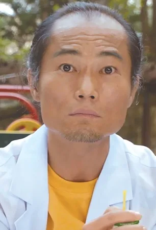 Portrait of South Korean actor Jung Sun-Chul