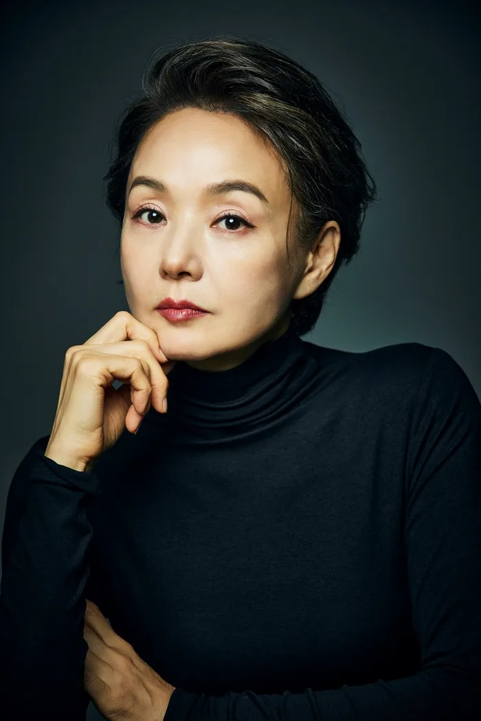Portrait of South Korean actress Bae Jong-Ok